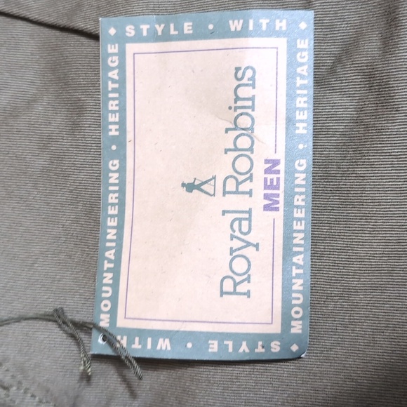 Royal Robbins Ranger Shorts Vintage Deadstock Size 34x5.5" Pleated Old School - Picture 7 of 12